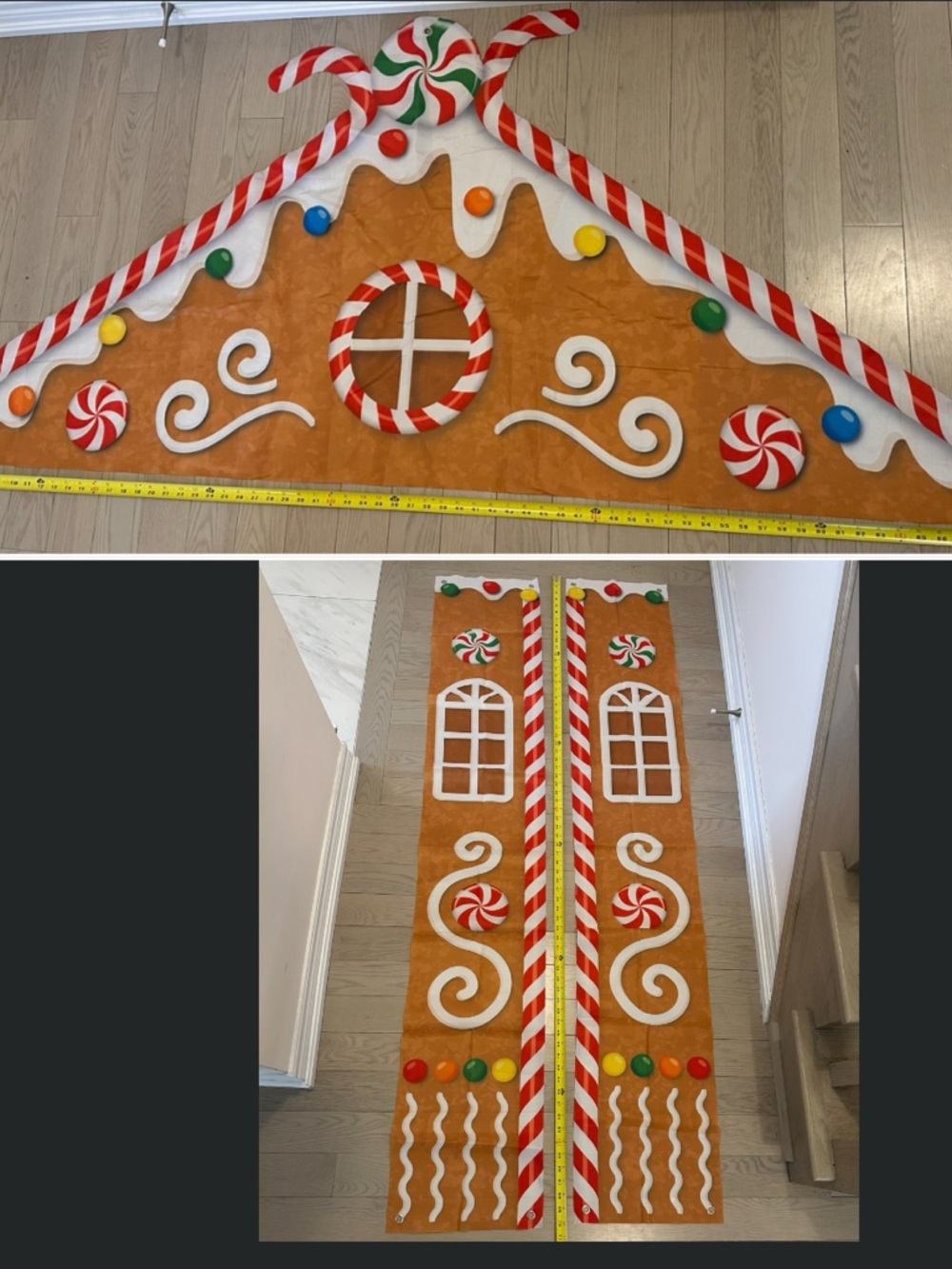 4/$20 Festive Gingerbread Door Decoration